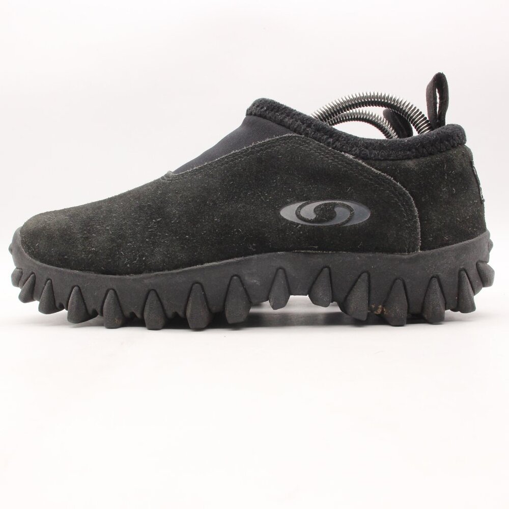 Salomon Contagrip CX Thinsulate slip on Black Suede Women's Size 8 Trail Shoes - Picture 4 of 11